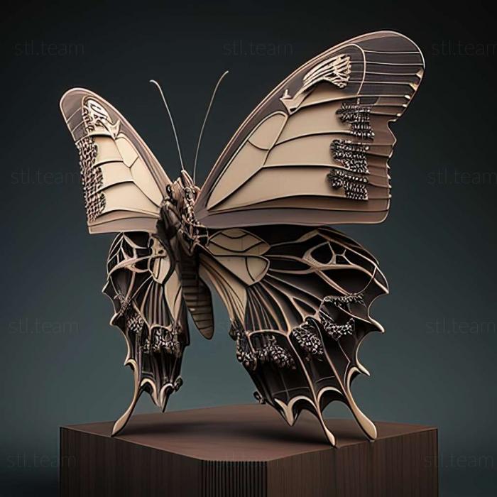 3D модель Papilio chikae (STL)